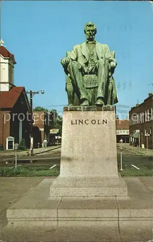 Hodgenville Abraham Lincoln Statue Monument Kat. Hodgenville