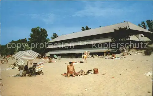 Chesterton United States Indiana Dunes State Park Dunes Arcade Hotel at Lake Michigan Beach Kat. Chesterton