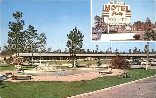 Jesup Georgia Motel Swimming Pool Kat. Jesup
