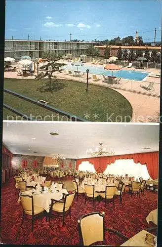 Wayne New Jersey Holiday Inn Motel Restaurant Swimming Pool Kat. Wayne