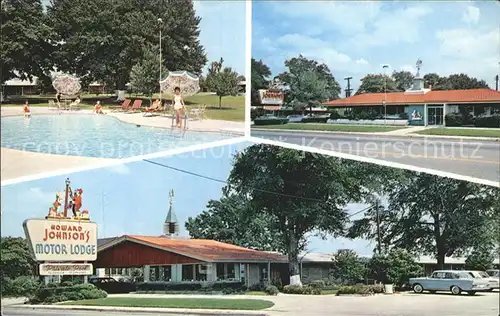 Allendale South Carolina Howard Johnson s Motor Lodge Restaurant Swimming Pool Kat. Allendale