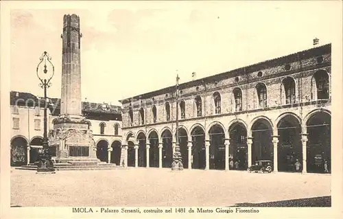 Imola Palazzo Sersanti costruito nel 1481 da Mastro Giorgio Fiorentino Kat. Imola