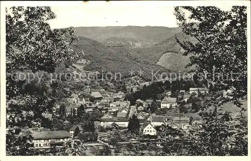 Oppenau Panorama Luftkurort Renchtal Kat. Oppenau Schwarzwald