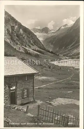 Ginzling Gasthaus zum Steinbock im Floitental Alpenblick Kat. Mayrhofen