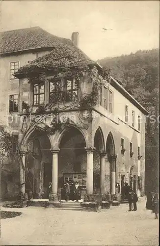 Heidelberg Neckar Brunnenhalle im Schlosshof Kat. Heidelberg