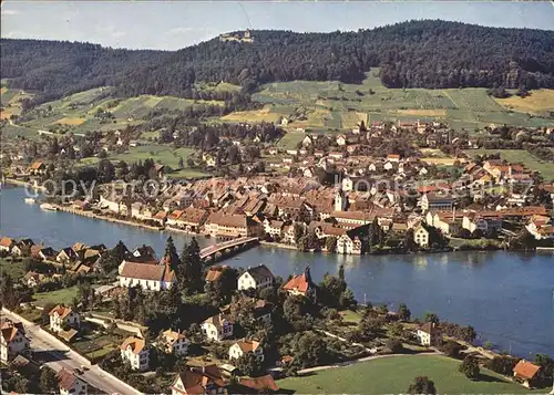 Stein Rhein Schloss Hohenklingen Fliegeraufnahme Kat. Stein Rhein