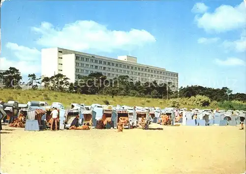 Zinnowitz Ostseebad FDGB Feriendienst IG Wismut Ferienheim Roter Oktober Strand