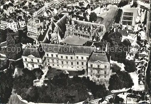 Blois Loir et Cher Chateau vue aerienne Kat. Blois