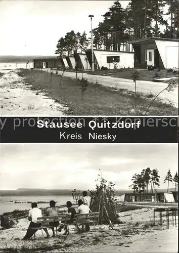 Quitzdorf See Bungalowsiedlung KIM bei Reichendorf Stausee Strand Kat. Quitzdorf See