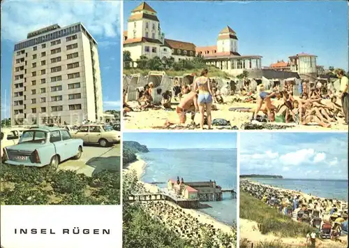 Insel Ruegen Sassnitz Ruegen Hotel Binz Sellin Seebruecke Goehren Strand Kat. Bergen