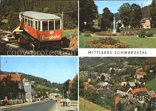 Obstfelderschmiede Bergbahn Meuselbach Schwarzmuehle Sitzendorf Mellenbach Glasbach Mittleres Schwarzatal Kat. Mellenbach Glasbach