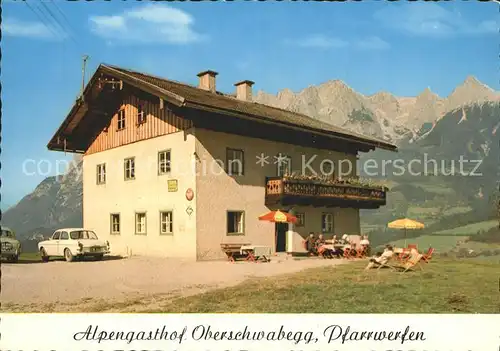 Pfarrwerfen Alpengasthof Oberschwabegg Kat. Pfarrwerfen