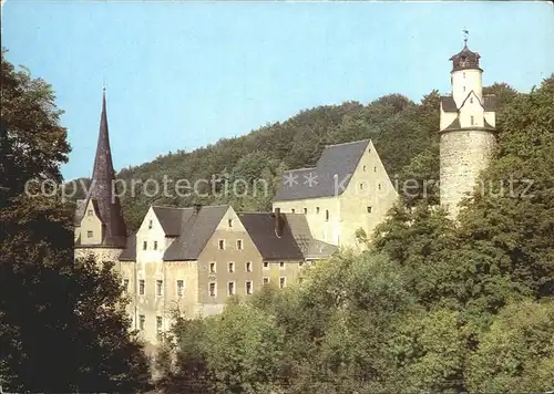 Hartenstein Zwickau Burgmuseum Heimatmuseum Schloss Stein Kat. Hartenstein Zwickau