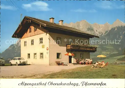 Pfarrwerfen Alpengasthof Pension Oberschwabegg Tennengebirge Kat. Pfarrwerfen