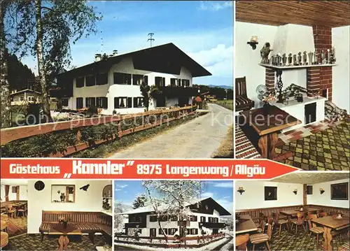 Langenwang Fischen Gaestehaus Pension Kannler Kat. Fischen i.Allgaeu