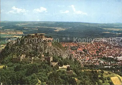 Singen Hohentwiel Festungsruine Fliegeraufnahme Kat. Singen (Hohentwiel)