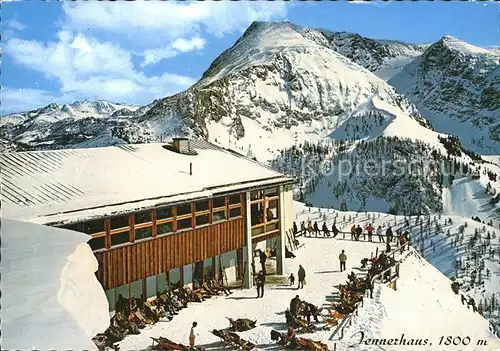 Koenigssee Berggaststaette Jennerhaus Wintersportplatz Alpen