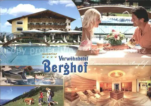 Sankt Johann Pongau Verwoehnhotel Berghof Swimming Pool Wandern Kat. Sankt Johann im Pongau