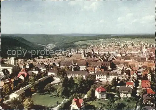 Freudenstadt Hoehenluftkurort Wintersportplatz Schwarzwald Fliegeaufnahme Kat. Freudenstadt