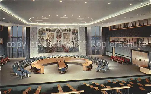 New York City United Nations Security Council Chamber / New York /