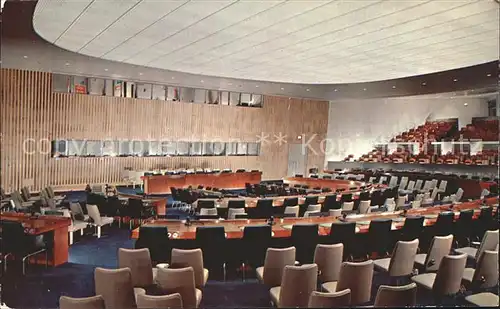 New York City United Nations General Assembly Committee Room / New York /