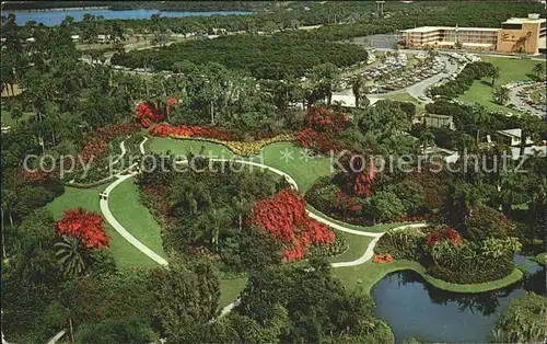Cypress Florida Fliegeraufnahme Gardens Sheraton Motor Inn Hotel Kat. Cypress