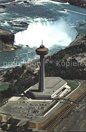 Niagara Falls Ontario Fliegeraufnahme Skylon Tower and Pavillon Kat. Niagara Falls Canada