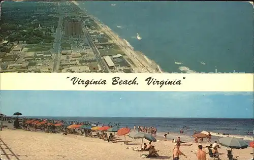 Virginia Beach Fliegeraufnahme Strand Kat. Virginia Beach