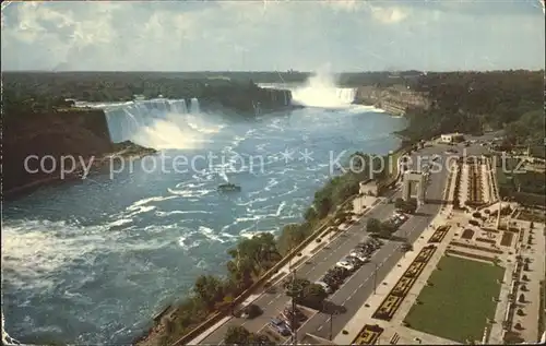 Niagara Falls New York Fliegeraufnahme with Oak Gardens Kat. Niagara Falls
