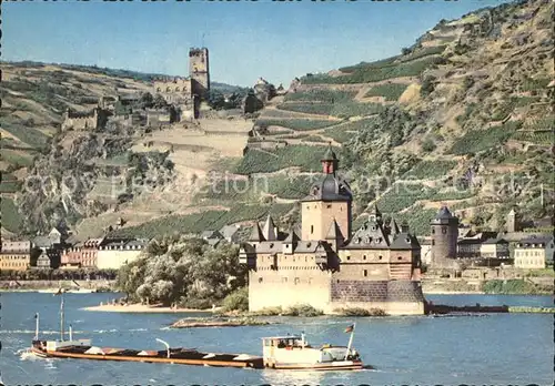 Kaub Die Pfalz im Rhein Kat. Kaub