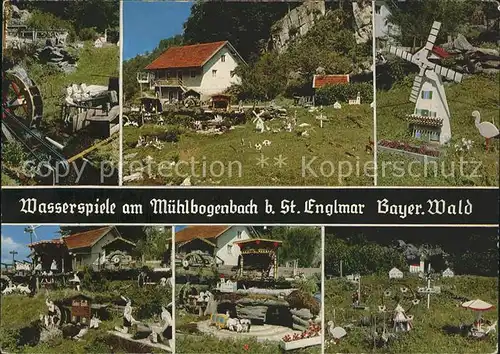 St Englmar Wasserspiel am Muehlbogenbach Kat. Sankt Englmar