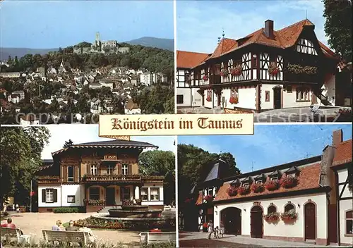 Koenigstein Taunus Kurort Kat. Koenigstein im Taunus