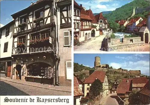 Kaysersberg Haut Rhin Maison de Moor Pont Fortifie et Chateau Kat. Kaysersberg