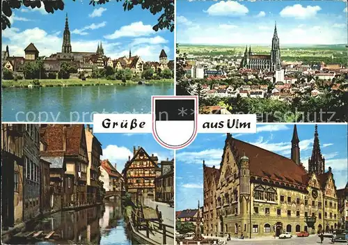 Ulm Donau Altstadt und Muenster Kat. Ulm