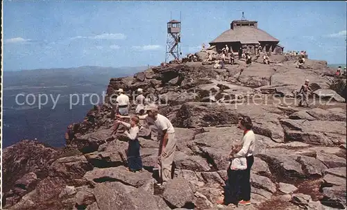 Whiteface Mountain Stone Shelter House at the Peak  Kat. Whiteface