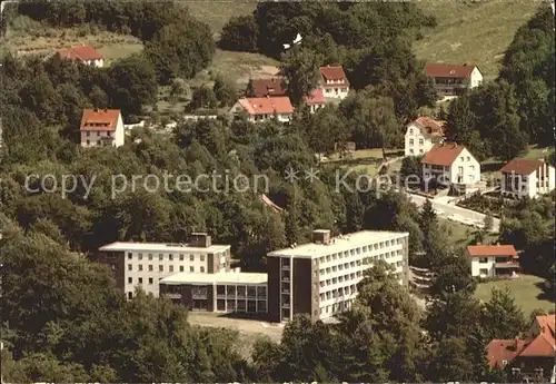 Bad Lauterberg Fliegeraufnahme Klinik Kat. Bad Lauterberg im Harz