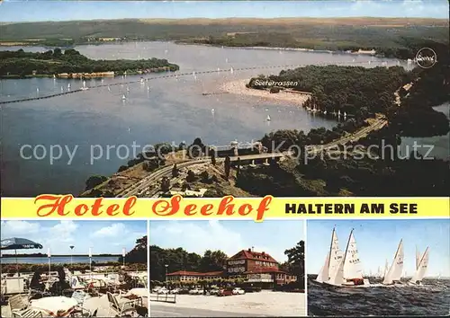 Haltern Hotel Seehof See Fliegeraufnahme Kat. Haltern am See