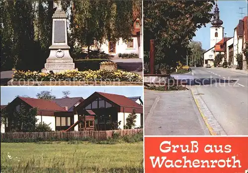 Wachenroth Strassenpartie Denkmal Kat. Wachenroth