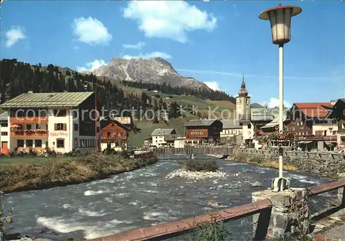 Lech Vorarlberg Partie am Fluss Kat. Lech