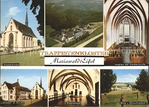 Heimbach Eifel Abtei Mariawald Klosterkirche Kloster Ehrenfriedhof Kat. Heimbach