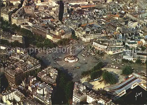 Paris Fliegeraufnahme Place de la Bastille Kat. Paris