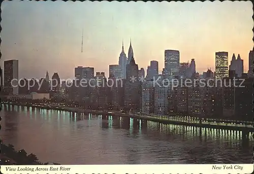 New York City Across East River / New York /