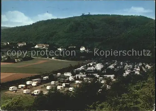 Nideggen Eifel Fliegeraufnahme Camping Hetzingen Kat. Nideggen