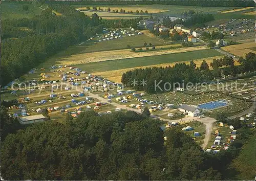 Beaufort Fliegeraufnahme Camping mit Schwimmbad Kat. Blaenau Gwent