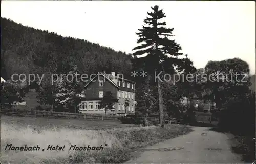 Manebach Hotel Moosbach Kat. Ilmenau