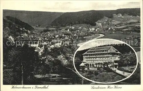 Helmarshausen Sanatorium Haus Kleine Kat. Bad Karlshafen