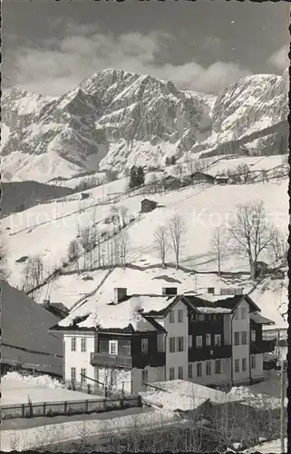 Muehlbach Hochkoenig Winter Kat. Muehlbach am Hochkoenig