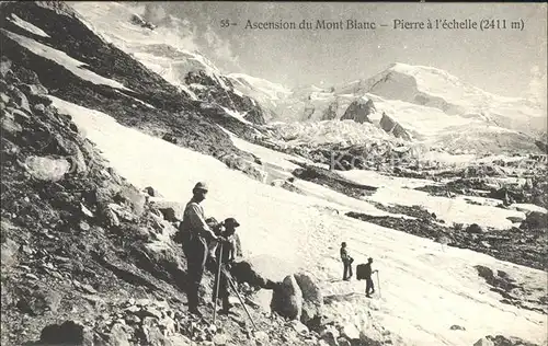 Mont Blanc Pierre a l`echelle Kat. Chamonix Mont Blanc
