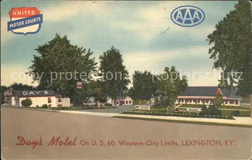 Lexington Kentucky Day`s Motel Kat. Lexington