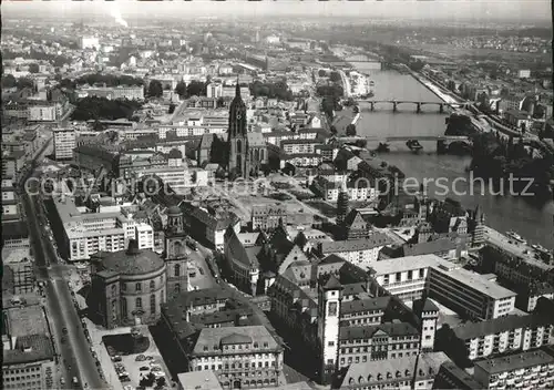 Frankfurt Main Dom Paulskirche Fliegeraufnahme Kat. Frankfurt am Main